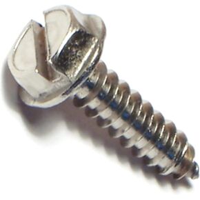 014973187569 Slotted Hex Washer Sheet Metal Screws, 10 x 3/4, Piece-65