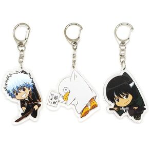 Inc. - Set of 3 Gintama Acrylic Keychain Gintoki Sakata, Katsura Kotarou, Elizabeth