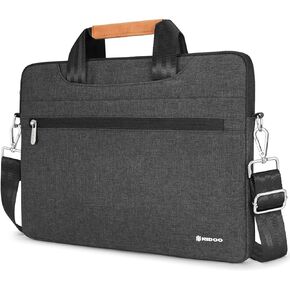 NIDOO 10-17 Inch Laptop Briefcase Carrying Bag Water-Resistant Computer Sleeve Case