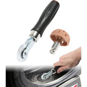 Tire Patches Tools,Tire Repair Kit with Tire Patch Roller and Tire Buffer Wheel,tire Patch kit,tire Patch Glue,Tire Patches Tools,Tire Repair Grinding Head Buffing Wheel for Air Tire Buffer