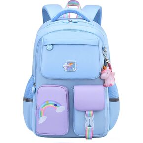 3Pcs Girl Unicorn Backpack Set, Kids School Backpack, Cute School Bookbag For Girl, With Lunchbag And Pencilcase,Pink