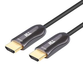HLL Fiber Optic HDMI 3.2FT-HDMI,Fiber Optic Cable Ultra High Speed HDMI Cord are not affected by electromagnetic Interference,Compatible with Home Theatre