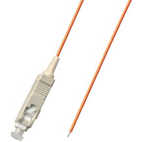 Ultra Spec Cables 10 Pack SC Multimode 62.5/125 Simplex Pigtail Fiber Optic 1M - 0.9 mil for Splice