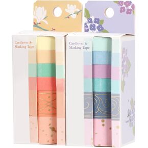 EooUooIP مجموعة أشرطة بتصميم قوس قزح بألوان ثابتة، أشرطة زخرفية ملونة للفنون، مثالية للهدايا، المجلات النقطية، التقويم، سجل القصاصات. in Kuwait