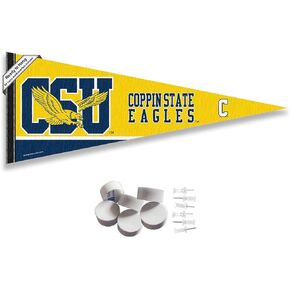 Coppin State Eagles Pennant Flag and Wall Tack Mount Pads