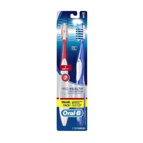 Oral-B CrossAction All In One Toothbrushes, Medium, 2 Count in Kuwait