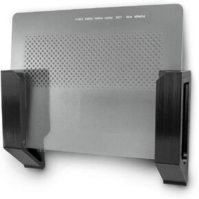 BRAINWAVZ Screwless 1.5" Wide Cable Box Mount, Modem, Router, Mesh, Streaming Media Devices & More Wall Mount | Wall Mount Any Device Upto 1.5" Wide & 4lb in Weight, Strong VHB Adhesive, No Tools