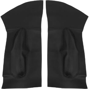 X AUTOHAUX Pair Beige Microfiber Leather Door Panel Armrest Cover Replacement for Volkswagen Beetle 1998-2010