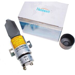12V Stop Solenoid Valve 1700-2505 1751-12E6U1B1 compatible with Woodward Shutdown Engine