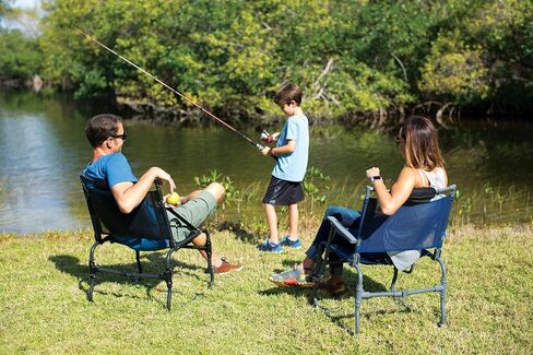 Rio Gear 15.5" Seat Height Compact Traveler Folding Chair with Hard Arms - Large in Saudi Arabia