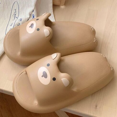 Bear Slippers Cartoon Slippers Girls Anime Animal Lover Slippers Sandal Soft Bath Beach Indoor Sandals in Saudi Arabia