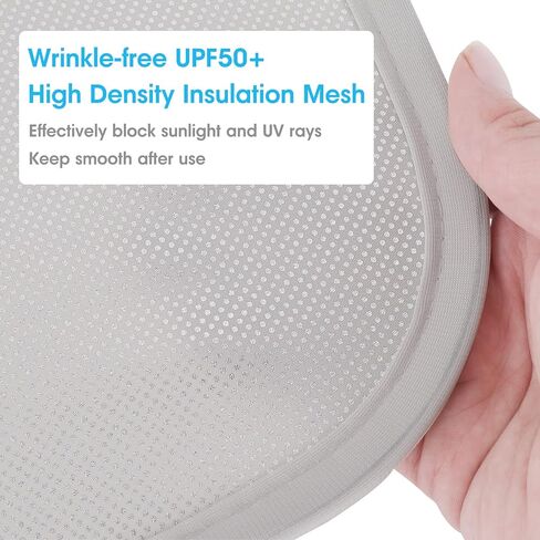 مظلة سقف لسيارة Tesla Model Y، مظلة سقف زجاجية بالكامل، لسقف الشمس موديل Y مع عزل حراري وحماية من الشمس لسيارة Tesla Model Y 2020-2023 مع حقيبة حمل، رمادي in Kuwait