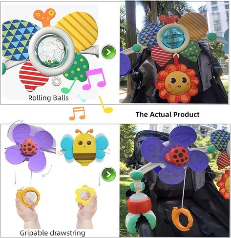Arch Bassinet Toys for Infant & Toddlers, Fold & Storage to Easy, for Baby Stroller Toy, Car Seat Toys, Bassinet Mobile, Activity Arch Crib Toy for Babies Boy Girl in Saudi Arabia