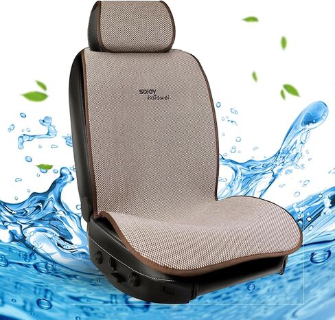 Sojoy Car Seat Covers Set-Full Set Seat Protector Cushions-Universal Fit Four Seasons(Honeycomb Cloth,Black) in Saudi Arabia