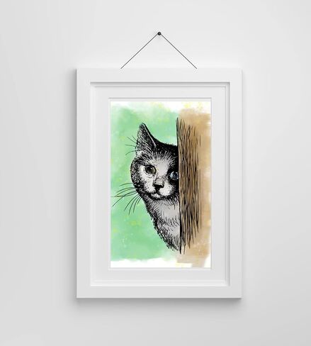 Cats Background Clear Stamps for Card Making and Journaling, Kitty Cat Rubber Stamp Wall Door Animal Stamps for Scrapbooking DIY Cards Album Crafts Supplies in Saudi Arabia