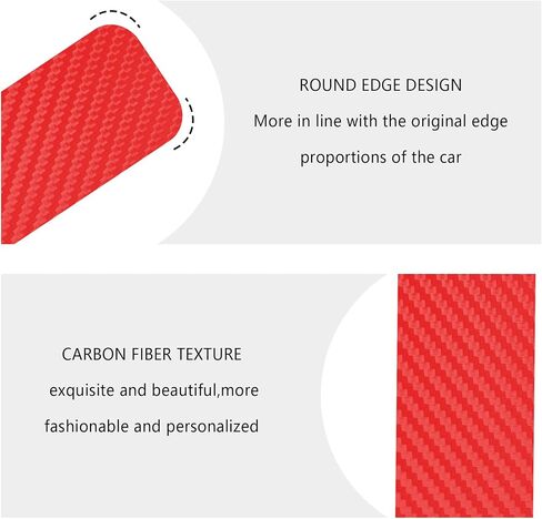 4PCS Car Door Sill Protector with Scraper,Carbon Fiber Car Door Protector Edge Guards for Front Rear Door Sills,Universal Anti-Scratch Car Door Threshold Strips (3D Black) in Saudi Arabia