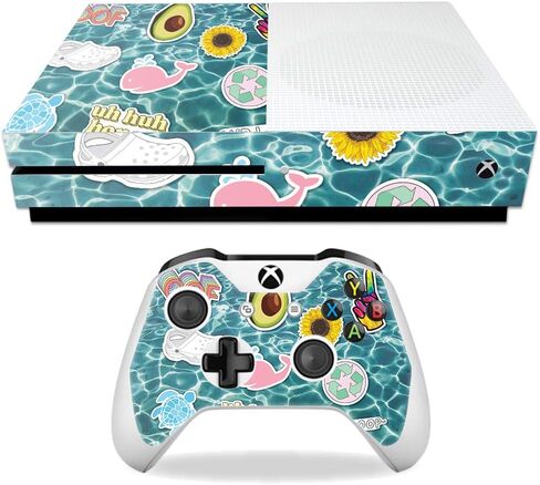MightySkins Skin for Microsoft Xbox One S - VSCO Girl | Protective, Durable | Easy to Apply, Remove, and Change Styles | Made in The USA in Saudi Arabia
