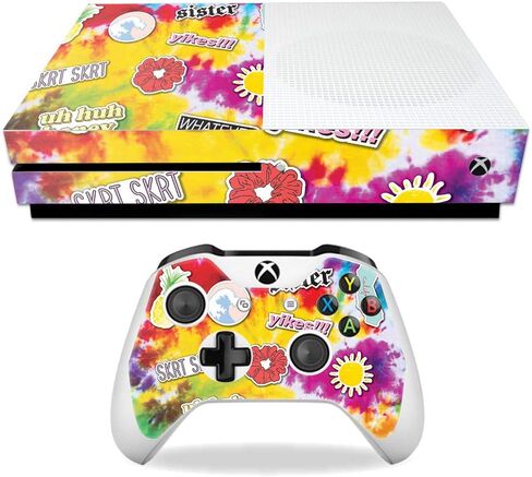 MightySkins Skin for Microsoft Xbox One S - VSCO Girl | Protective, Durable | Easy to Apply, Remove, and Change Styles | Made in The USA in Saudi Arabia
