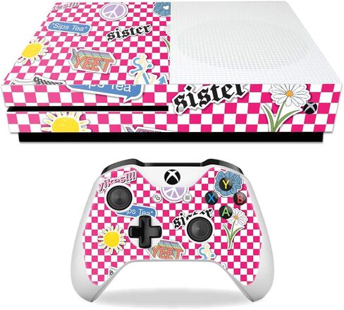 MightySkins Skin for Microsoft Xbox One S - VSCO Girl | Protective, Durable | Easy to Apply, Remove, and Change Styles | Made in The USA in Saudi Arabia