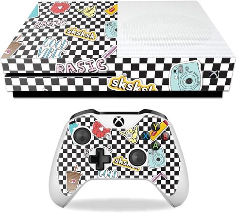 MightySkins Skin for Microsoft Xbox One S - VSCO Girl | Protective, Durable | Easy to Apply, Remove, and Change Styles | Made in The USA in Saudi Arabia