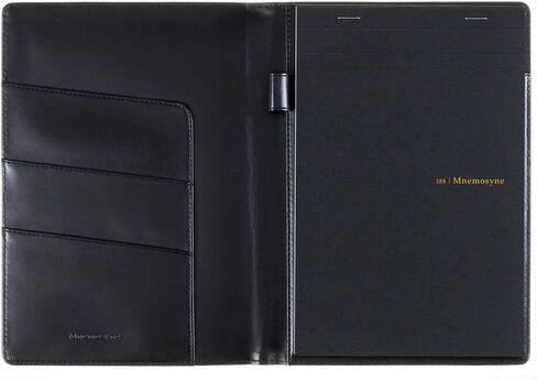 Maruman HN188UA-05 Nemosine Notepad & PU Holder, A5, Grid Ruled, Black in Saudi Arabia