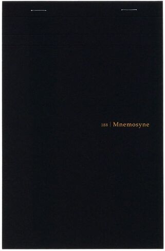 Maruman HN188UA-05 Nemosine Notepad & PU Holder, A5, Grid Ruled, Black in Saudi Arabia