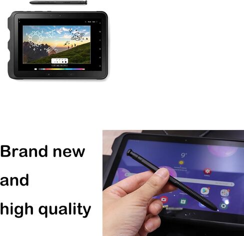 قلم Galaxy Tab Active Pro بديل لجهاز Samsung Galaxy Tab Active Pro Stylus Pen Galaxy Active Pro S Pen، قلم ذو سعة رصاصة (أسود) in Saudi Arabia
