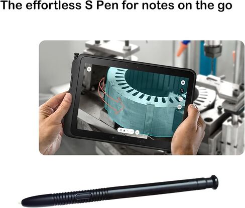 قلم Galaxy Tab Active Pro بديل لجهاز Samsung Galaxy Tab Active Pro Stylus Pen Galaxy Active Pro S Pen، قلم ذو سعة رصاصة (أسود) in Saudi Arabia