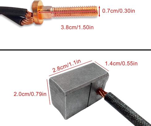 Yamaha G29 Golf Cart Motor Brush Kit Yamaha Brush Replacement Kits Yamaha JU2-H1801-00 (2 pcs) in Saudi Arabia