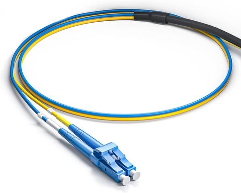 40 Meter LC to LC Outdoor Armored Fiber Patch Cable, Single Mode Duplex Fiber Optic Cable Jumper Optical Patch Cord, 9/125μm, 4G/5G Base Station Fiber Optic Cable Assembly, 132 ft/40 m in Kuwait