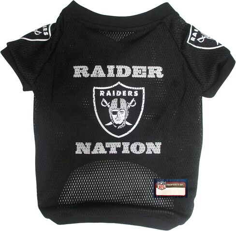 Pets First OAK-4000-LG Raiders Raglan Jersey, Multicolor, One Size in Saudi Arabia
