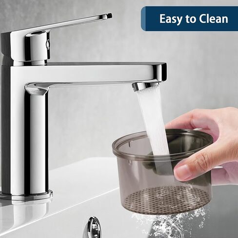 Annhua Dental Bur Holder Cleaner with Strainer, Round Soak Box for Burs Cleaning, Soaking - White in Saudi Arabia