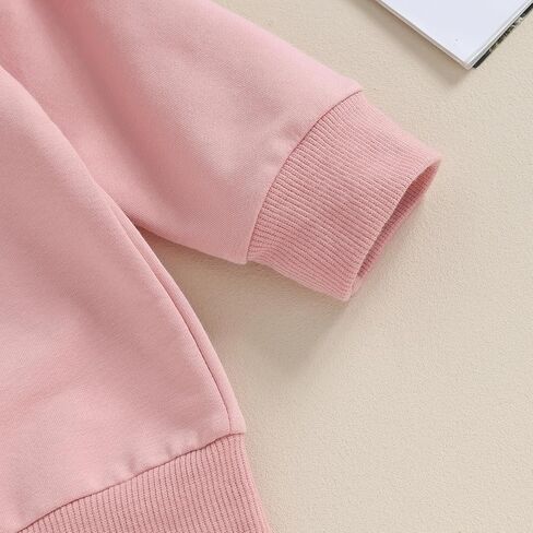 Fall Baby Girl Clothes Ruffle Sleeve Sweatshirt Top Solid Casual Pants 2Pcs Toddler Girl Sweatsuit Winter Clothing in Saudi Arabia