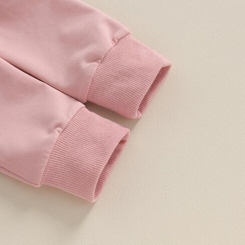 Fall Baby Girl Clothes Ruffle Sleeve Sweatshirt Top Solid Casual Pants 2Pcs Toddler Girl Sweatsuit Winter Clothing in Saudi Arabia