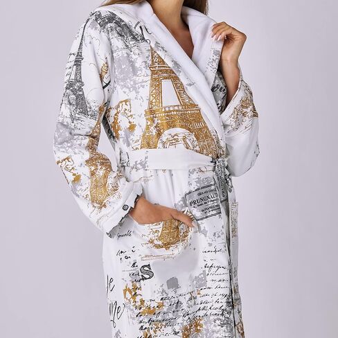 Overstock womens Paris Robe in Kuwait