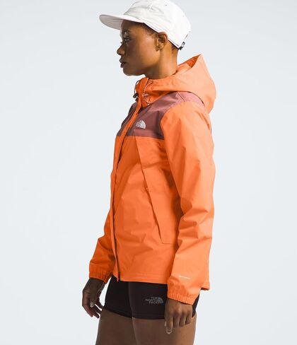 THE NORTH FACE Women's Waterproof Antora Jacket (Standard and Plus Size),Peach Granite/Light Mahogany,Large in Saudi Arabia