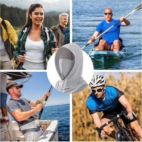 Roadbox Balaclava Face Mask - Breathable UV Sun Protection Full Head Mask Face Cover Hood for Men Women Fishing Outdoors in Saudi Arabia