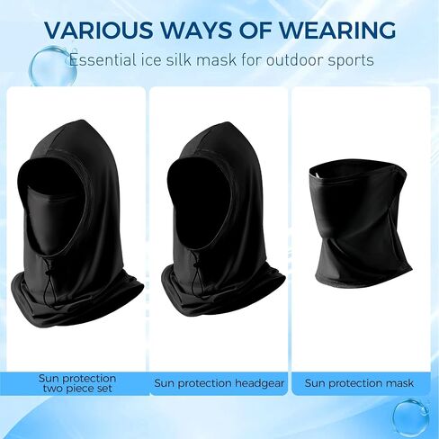 Roadbox Balaclava Face Mask - Breathable UV Sun Protection Full Head Mask Face Cover Hood for Men Women Fishing Outdoors in Saudi Arabia