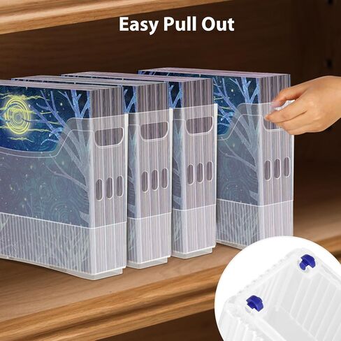 3 Pack 12x12 Paper Storage Organizer with Wheels, Plastic Scrapbook Paper Storage, Portable Scrapbook Storage Bin for Scrapbook Papers, Documents, Vinyl Sheets,Cardstocks in Kuwait