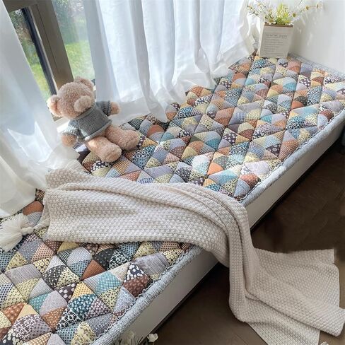 غطاء أريكة واقٍ من القطن من Garden Chic، غطاء أريكة غامض منقوش مربع للحيوانات الأليفة، غطاء أريكة سرير قابل للغسل في الغسالة وغير قابل للانزلاق، غطاء أريكة لمعظم القطط والكلاب والحيوانات الأليفة (رمادي، 27.6 × 59.1 بوصة) in Saudi Arabia
