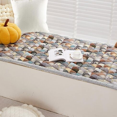 غطاء أريكة واقٍ من القطن من Garden Chic، غطاء أريكة غامض منقوش مربع للحيوانات الأليفة، غطاء أريكة سرير قابل للغسل في الغسالة وغير قابل للانزلاق، غطاء أريكة لمعظم القطط والكلاب والحيوانات الأليفة (رمادي، 27.6 × 59.1 بوصة) in Saudi Arabia