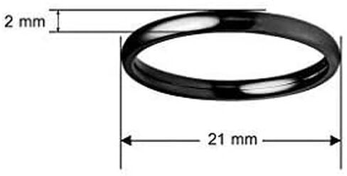SILVERLINE JEWELRY High Polished 2mm Stainless Steel Comfort Fit Wedding Band Ring Full & Half Sizes 5-14 | Silver Yellow Rose Blue Black MultiColor Tones in Saudi Arabia