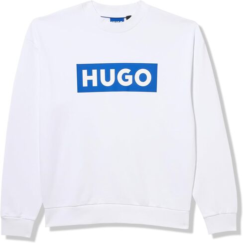 HUGO Men's Big Logo French Terry Sweatshirt in Saudi Arabia
