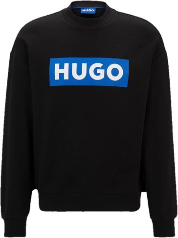 HUGO Men's Big Logo French Terry Sweatshirt in Saudi Arabia