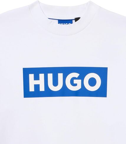 HUGO Men's Big Logo French Terry Sweatshirt in Saudi Arabia