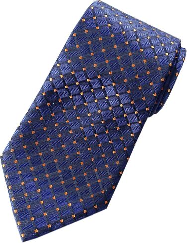 Extra Long Men's Tie Woven Jacquard Silky Necktie XL 63" in Saudi Arabia