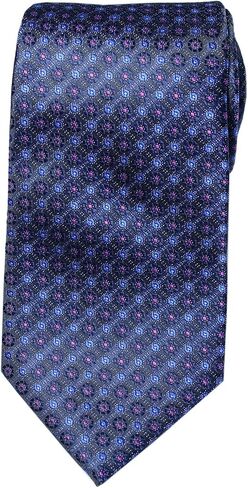 Extra Long Men's Tie Woven Jacquard Silky Necktie XL 63" in Saudi Arabia