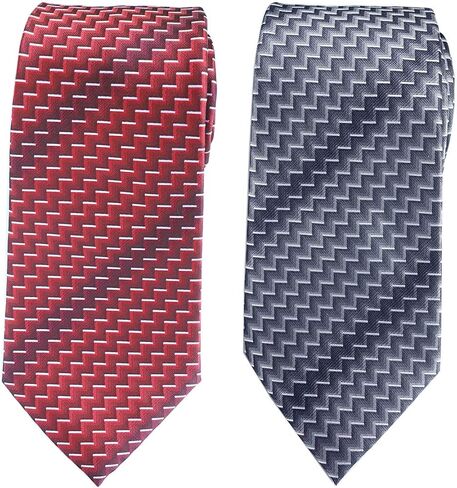 Extra Long Men's Tie Woven Jacquard Silky Necktie XL 63" in Saudi Arabia