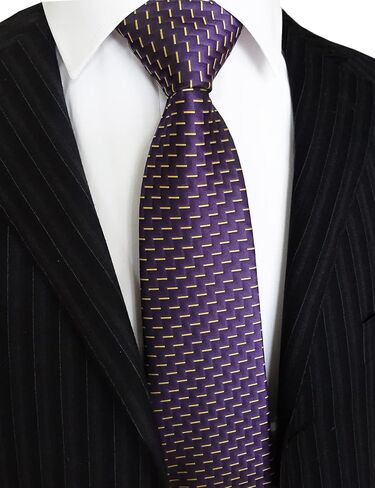 Extra Long Men's Tie Woven Jacquard Silky Necktie XL 63" in Saudi Arabia