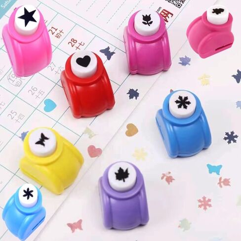 8pcs Craft Hole Punch Shapes Set, Craft Printing Shaper Puncher for Crafts, Scrapbooking, Card Making, Arts Crafts Punchers Supplies in Saudi Arabia